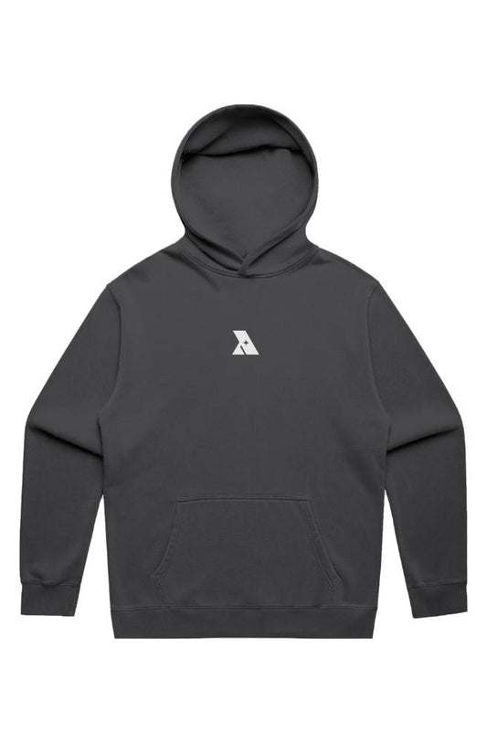 Relax Faded Black Hoodie